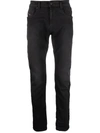 Diesel 2060 D-strukt 0670m Slim-cut Jeans In Black