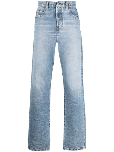 Diesel 2020 D-viker Straight-leg Jeans In Blue