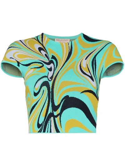 Emilio Pucci Pucci Woman Sweater Turquoise Size L Viscose, Polyamide In Green
