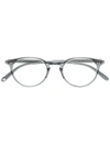 Garrett Leight Winward Round-frame Glasses In Grey