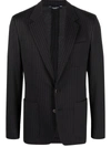 DOLCE & GABBANA PINSTRIPE-PATTERN SINGLE-BREASTED BLAZER