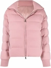 MONCLER CAYEUX WOOL-CASHMERE PADDED JACKET