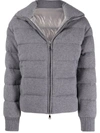 MONCLER CAYEUX WOOL-CASHMERE PADDED JACKET