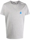 Isabel Marant Zafferh Logo-print Cotton-jersey T-shirt In Grey