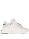 Naked Wolfe Track Double Chunky Platform Sneaker In White