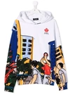 DSQUARED2 SPORTS-ILLUSTRATION PULLOVER HOODIE