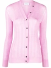 Ferragamo Womens Pink Wool Cardigan In Rosa