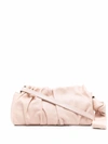 Officine Creative Knots Ruched Crossbody Bag In Pink