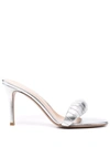 Gianvito Rossi Bijoux 90mm Crystal-embellished Mules In Silver