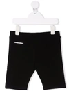Dsquared2 Black Bermuda Shorts With Logo Dsquared Kids In White