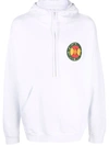 Marcelo Burlon County Of Milan Marcelo Burlon Country Park Patch Hoodie Man Sweatshirt Multicolored Size Xxl Cotton In White