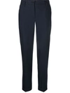P.a.r.o.s.h High-rise Tailored Trousers In Blue