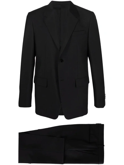 Jil Sander Black Single-breasted Wool Suit