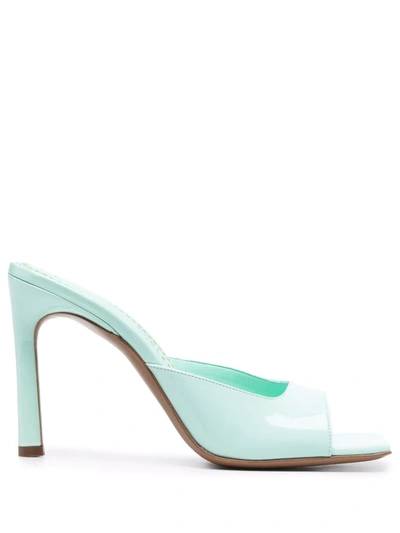 The Saddler X Caroline Vreeland Sandals In Light Blue