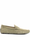 TOD'S GOMMINO SUEDE MOCCASIN LOAFERS