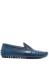 TOD'S GOMMINO LEATHER MOCCASIN LOAFERS