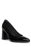Anne Klein Grazen Pointed Toe Pump In Black Patent