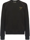 Giuseppe Zanotti Lr-04 Sweatshirt In Black Cotton In Black