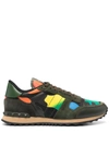 VALENTINO GARAVANI GREEN LEATHER SNEAKERS