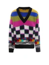 Dolce & Gabbana Glitch Sweater In Multicolor