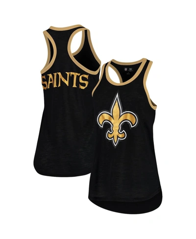 G-iii 4her By Carl Banks Women's Black New Orleans Saints Tater Tank Top
