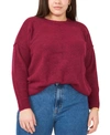 VINCE CAMUTO PLUS SIZE COZY LONG SLEEVE EXTEND SHOULDER SWEATER