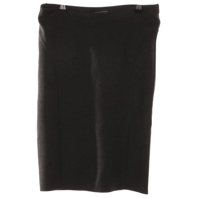 Pre-owned Ralph Lauren Wool Skirt In Grey