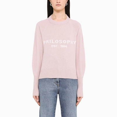 Philosophy Logo-print Pink Knitwear
