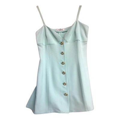 Pre-owned Valentino Silk Camisole In Turquoise