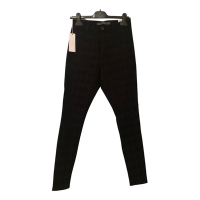 Pre-owned Superfine Chino Pants In Black