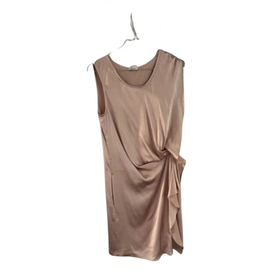Pre-owned P.a.r.o.s.h Silk Dress In Pink