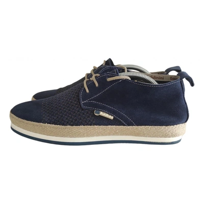 Pre-owned Baldinini Low Trainers In Blue