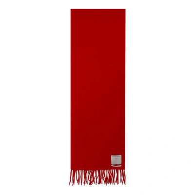 Pre-owned Tiger Of Sweden Wool Scarf In Red