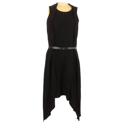 Pre-owned Marni Silk Mid-length Dress In Black