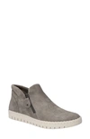 Bella Vita Camberly Womens Suede Zip Up Booties In Grey Suede