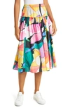 Mara Hoffman Women's Alejandra Printed Organic Cotton Midi Skirt In Multi