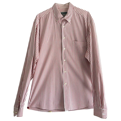 Pre-owned Massimo Dutti Shirt In Red
