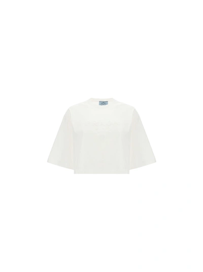 Prada White Other Materials T-shirt