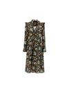Zadig & Voltaire Rosier Circus-print Dress In Noir