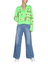 Philosophy Di Lorenzo Serafini Fairisle-knit Oversized Cardigan In Verde