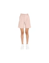 RED VALENTINO RED VALENTINO LEATHER SHORTS