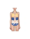 Alberta Ferretti One Piece Swimsuit With Tie Dye Print In Multicolor