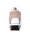 Msgm Hooded Sweatshirt In White