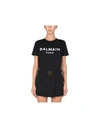 Balmain Organic Cotton T-shirt In Black