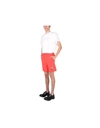 Helmut Lang Figure Logo-print Shorts In Red