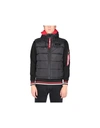 Alpha Industries Logo-patch Padded Gilet In Black