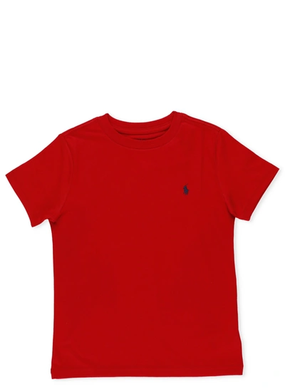 Ralph Lauren Kids' Logo T-shirt In Rl 2 Red