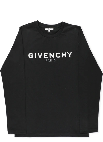 Givenchy Kids' Logo T-shirt In Black