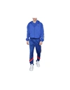 Fila Hooded Stripe Jacket In Blue