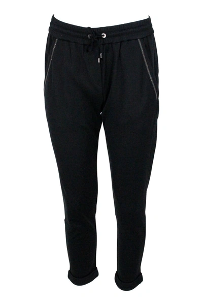 Brunello Cucinelli Jogging Trousers In Black